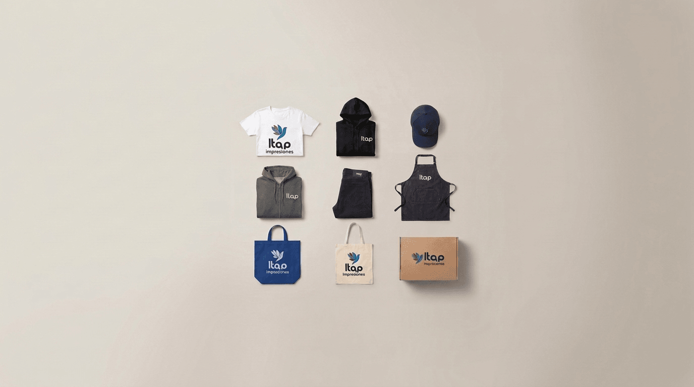 Catálogo de indumentaria, ropa de trabajo, bolsas y packaging de ITAP Impresiones